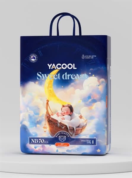 Bỉm Yacool NB70 dán