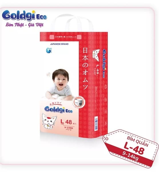 Bỉm quần Goldgi ECO L48