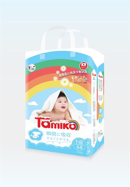 Bỉm Tamiko dán NB68 (Mẫu cũ)
