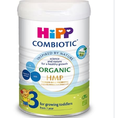 Sữa HiPP Organic Combiotic số 3 800g