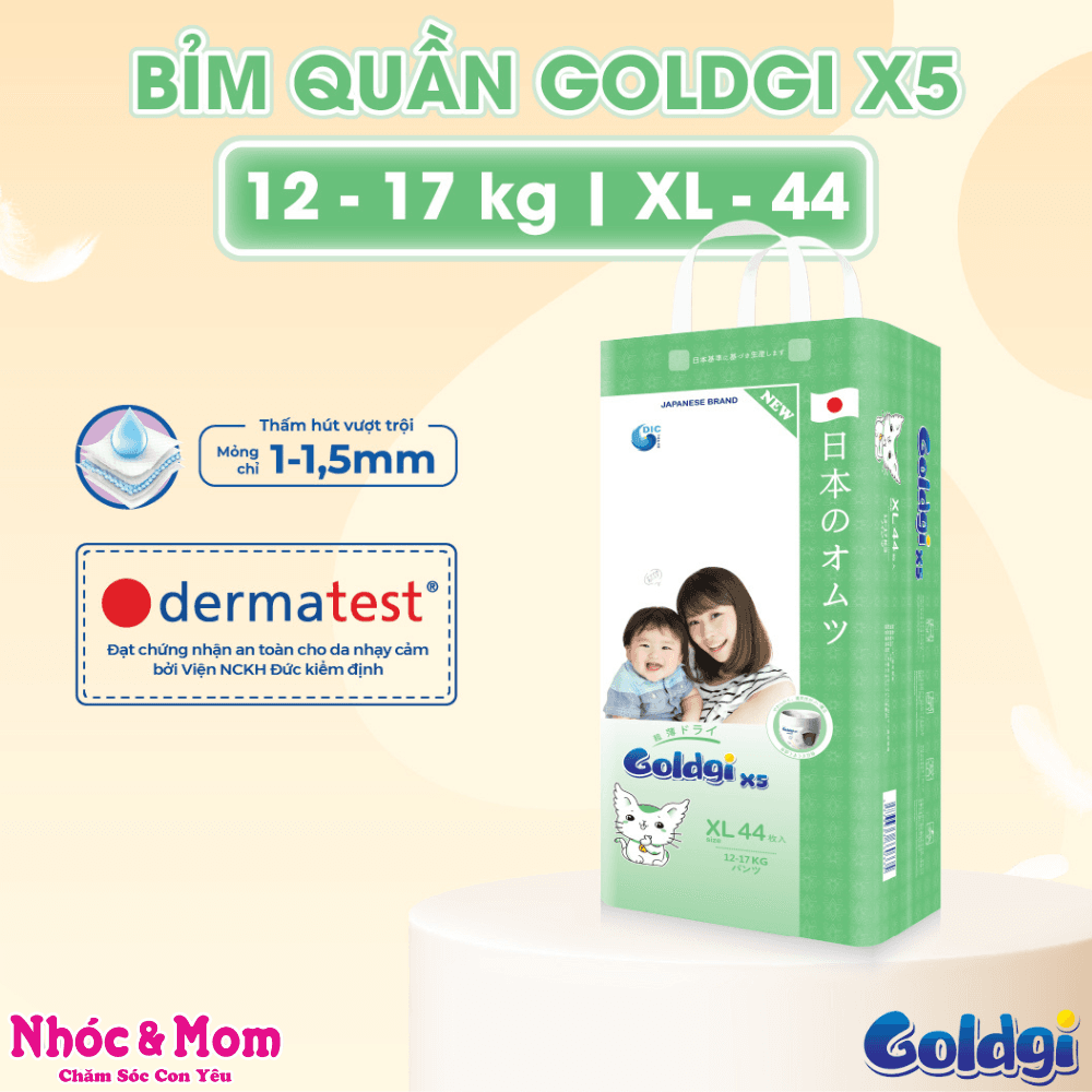 Bỉm quần Goldgi X5 szXL44