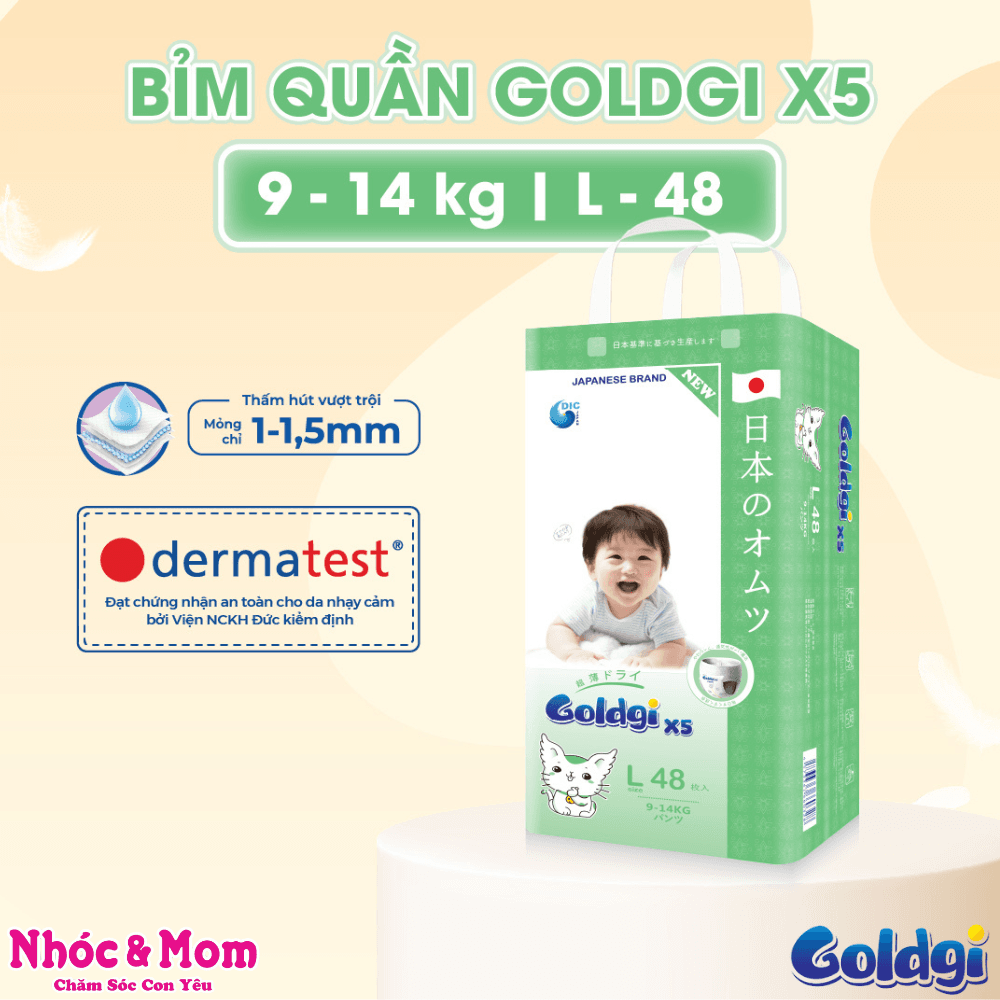 Bỉm quần Goldgi X5 szL48