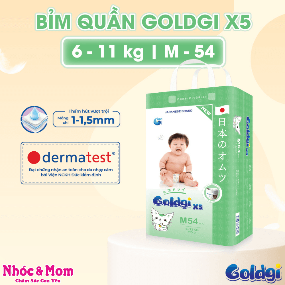 Bỉm quần Goldgi X5 szM54 (New)