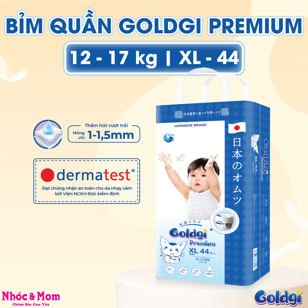 Bỉm Quần Goldgi+ XL44